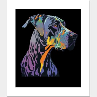 Great Dane Dog Art Posters and Art